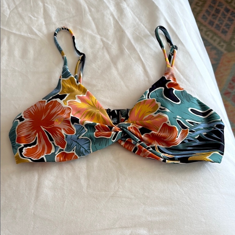 Volcom Floral Bikini Top - Junior Size Small